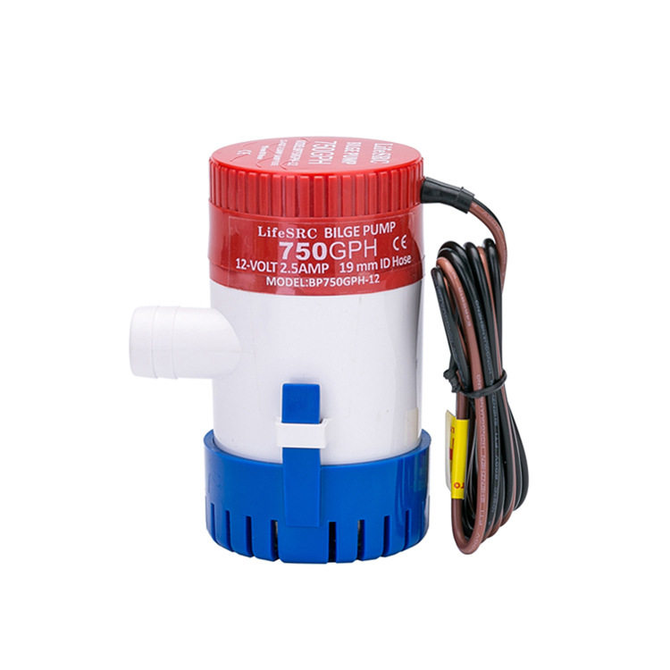 出口中性英文包装12V/24V舱底泵1100GPH泵ebay亚马逊热销直流水泵