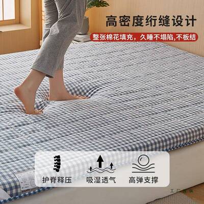 床宿垫软垫家用厚舍生单人加榻榻米垫子海绵垫褥子学租房F5M7J9JM