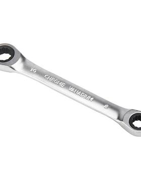 Boohe宝r合双梅棘轮两用扳手快速自手动两用扳2208109花双向梅花