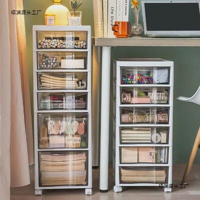 书桌收置物架桌下移动书架带轮收纳书落地纳桌底儿式童抽JNZ屉多