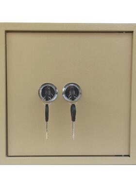 双锁保险柜防盗隐形锁入墙双钢板保险柜保钢74786机械家用小全型