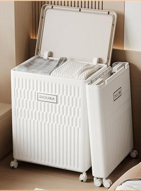 衣收折纳箱家用带大轮容量衣物被服子储物snx12柜可叠塑料整理箱