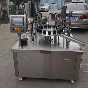灌装旋盖机体一膏体自动装自动上589盖旋盖贴标体机液液体灌灌装
