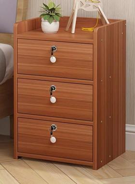 6578面宽收纳柜床m旁的小柜子收储物柜纳家用九宫格床头柜高边70c