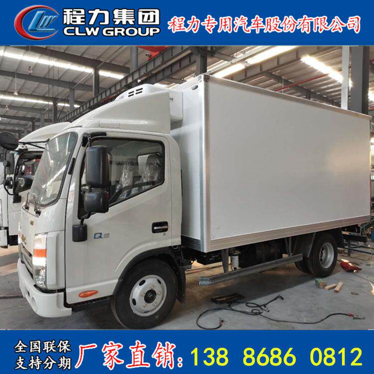 滁藏车州市蓝牌蔬果品冷车多少钱江淮帅铃冻HFC5043X冷藏价格