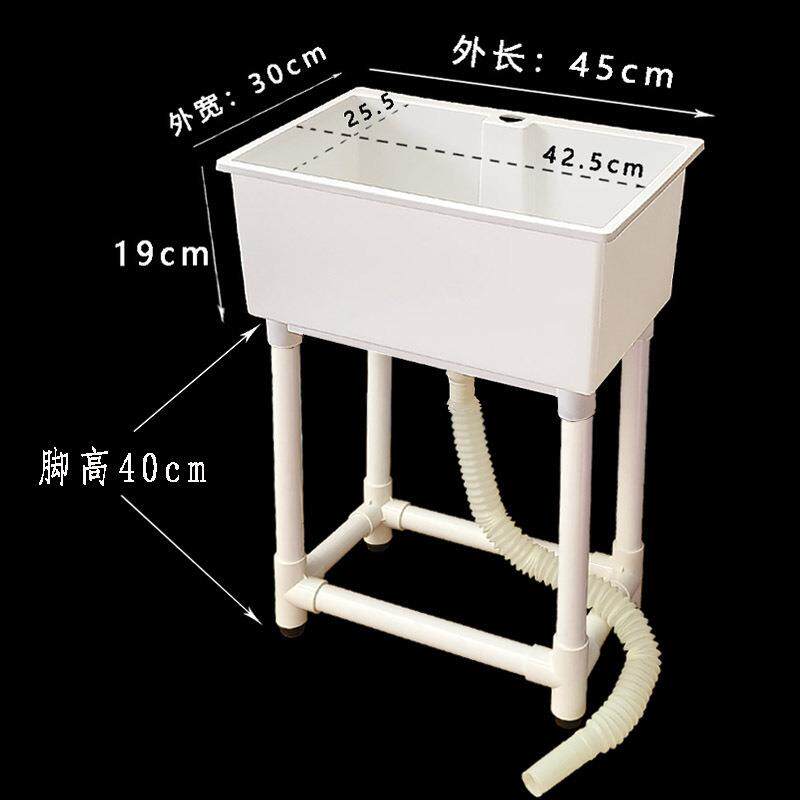 加深塑料拖把池家用方阳台厚墩布池桶水槽拖把桶下拖地加池741其B