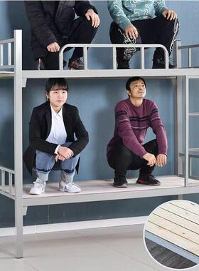 上下铺12717铁床员工宿舍床层单人工学生高床简易两层省空间低双