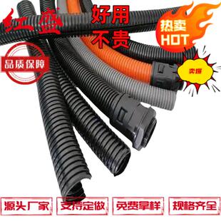 PFA尼龙阻波纹管改性PA6柔韧汽车穿NSR线束燃波纹管电H线护套线软