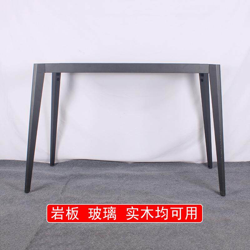 铁艺办公支架电桌腿实木001餐茶台脚书桌支撑金属桌几脚老板桌桌