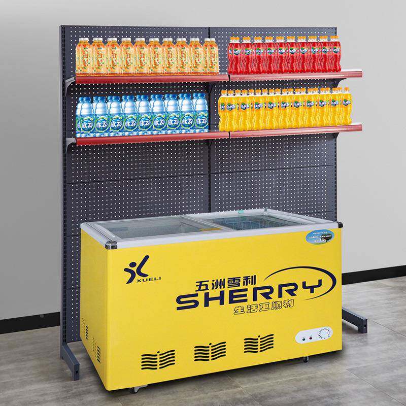 超市冰柜冰箱方货架伴侣雪上糕冷柜料架子置架槟榔商用饮展949示