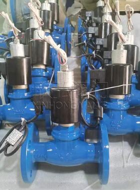 SLDF水用铜电磁阀 敞闭式防爆法兰不锈钢 欣弘阀门