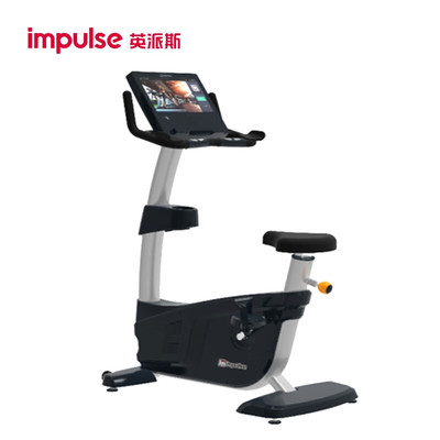 英派斯RU960商用立式电磁控健身车室内智能联网触控屏骑行脚踏车