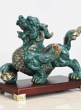 正品中式电视柜玄关酒客厅工品貔貅摆件家招财艺居开业送礼柜乔迁