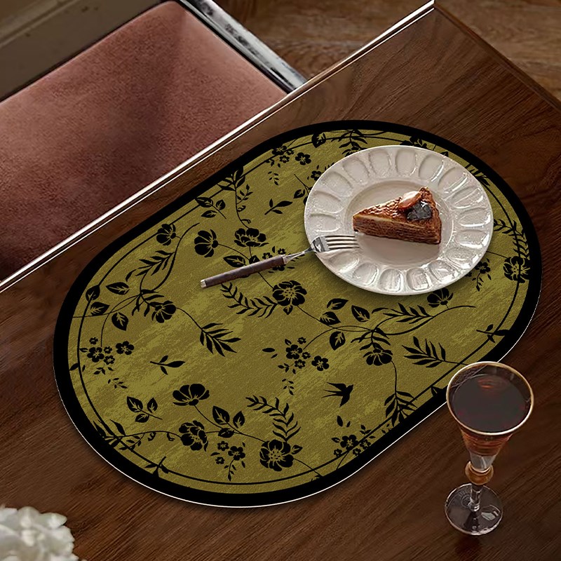 仪式感西餐垫防水防滑免洗隔热台面垫美拉德家用餐桌碗盘垫桌垫