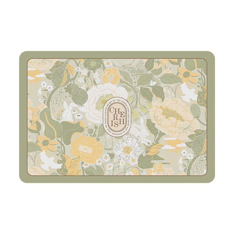 高档奶油风皮革餐垫防油防油餐桌垫免洗防烫早餐碗垫西餐厅餐盘垫