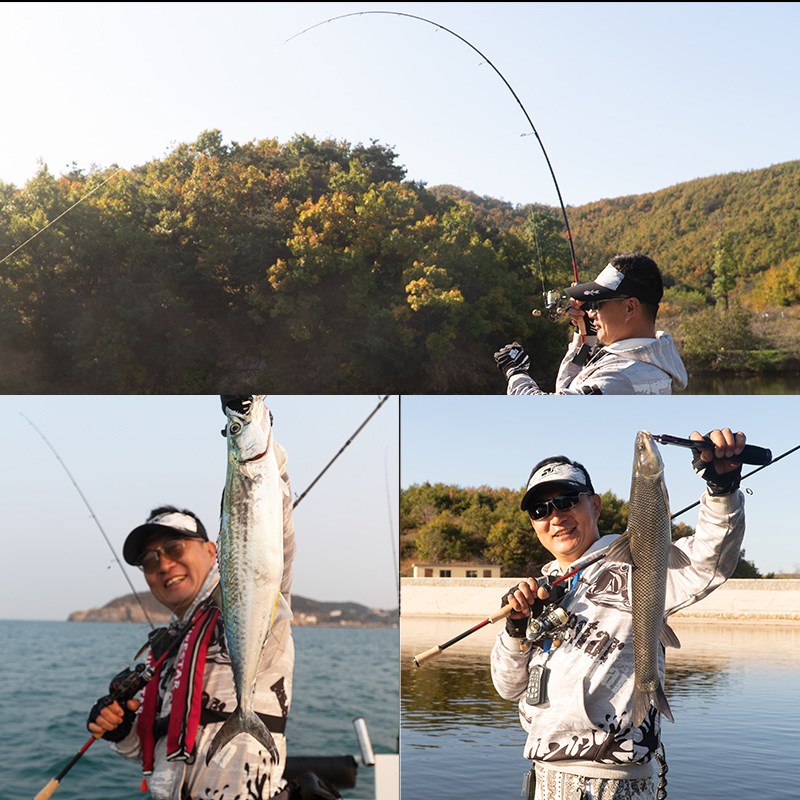 品钓御 泛用远投路亚竿翘嘴竿海鲈鳜鱼杆淡水海水MF中快调/F快调