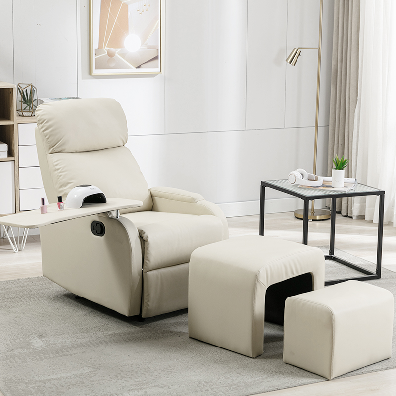 美甲沙发美足椅美脚美睫美容电动沙发足疗懒人多功能可躺按摩椅子