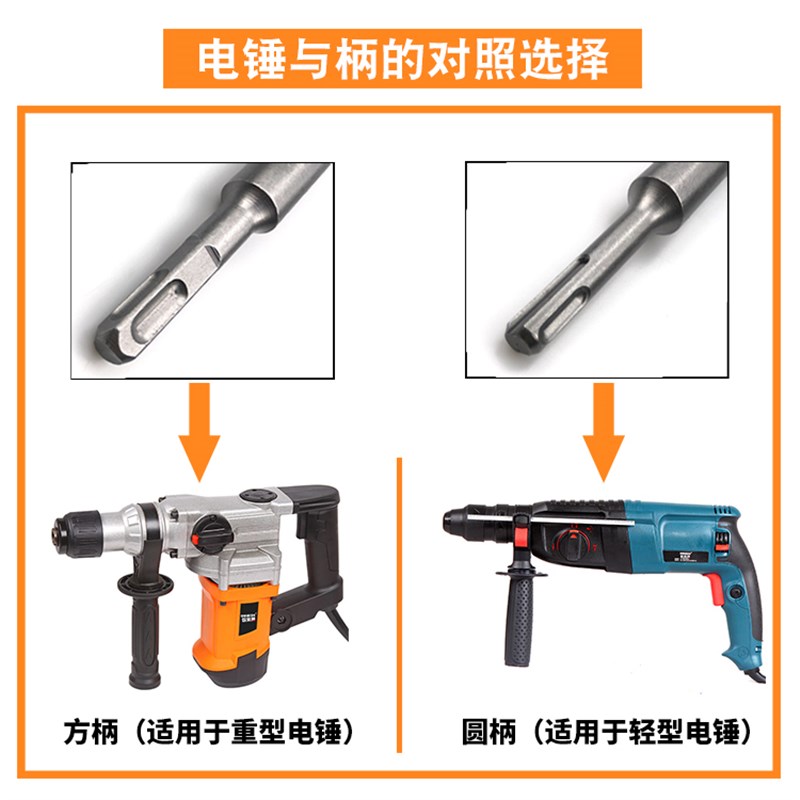 电锤墙壁开孔器钻头冲击钻空调打孔穿墙空心混凝土水管干打装