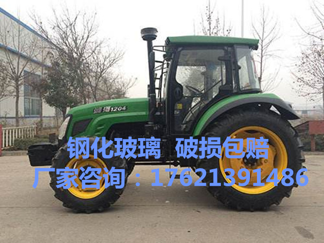 适用潍河704拖拉机6柱驾驶室玻璃车门风挡玻璃钢化玻璃