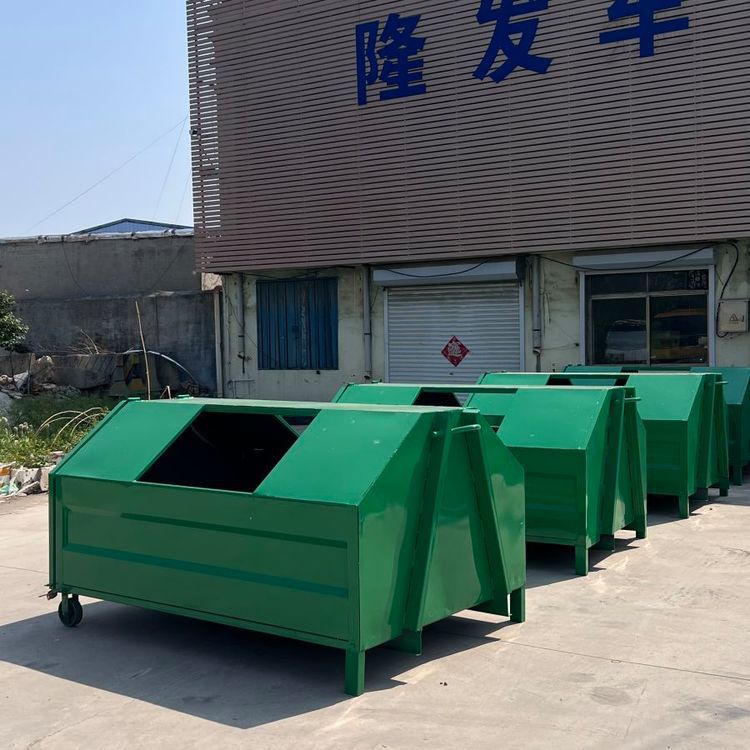 大型环卫户外可移动勾臂垃圾箱