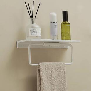 工白色室置物架卫间淋浴房太空铝洗生澡TUL洗浴漱台收纳烤漆艺