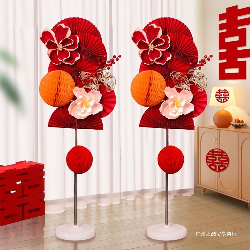 结婚立柱婚房布置套装