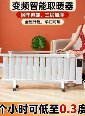 暖气片家用水暖注水电暖能器节省电散片智能水电暖气FLD片热取加