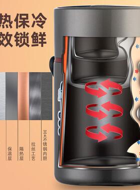 V族4F76JH6SS5O冬季超保温饭2盒3层1人2人用1小时学生上班携真便