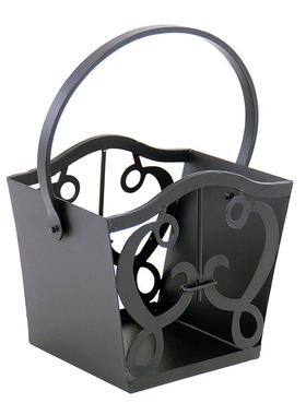 柴铁艺炉柴架木柴架火炉配件柴手提储木篮壁炉工壁RA22001Y具火篮