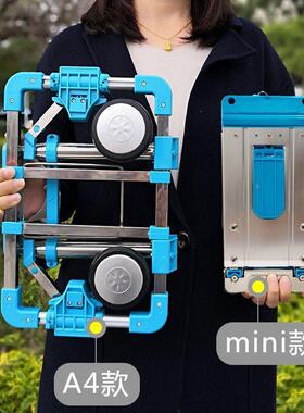 迷你折叠小拉车超小拉杆车便携手拉UTW车手家用买菜车物拉货拖购