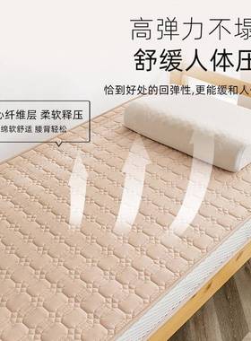 A磨毛类蜂窝人格立体学生床乳胶加棉复合垫宿垫舍家用FGW单双垫子