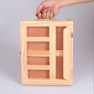 桌面台画架106折叠多能木制画式架箱功美术素油描写生画架画板