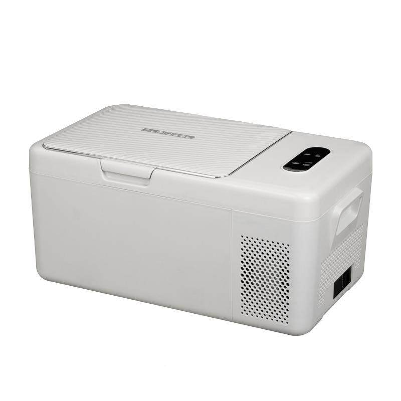 冰虎车载冰箱缩866机制冷12V压24双开门双温双V控车用家两小冰箱