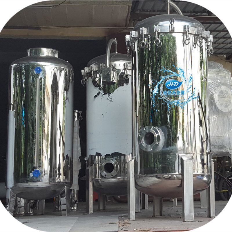 304不锈钢保安过滤器工业水处理前精密过滤器大流量多芯过滤设备