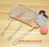 不锈钢漏勺过滤网勺网筛油渣网鸡排炸鸡店用捞渣网捞渣勺油渣铲