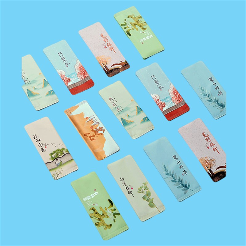 福鼎白茶牡丹王通用小泡袋加厚白毫银针荒山野茶铝箔包装袋13.7CM