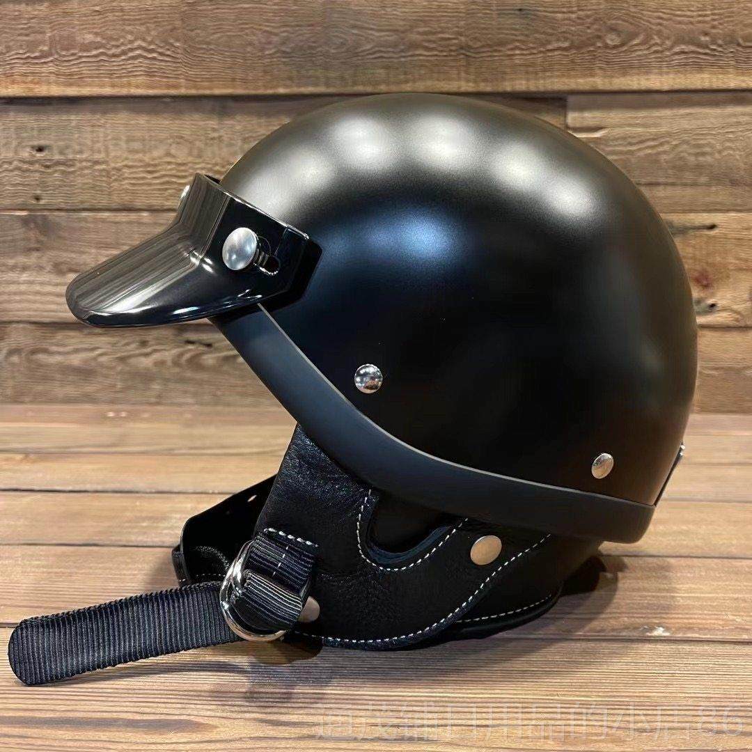 正品bonfree日式覆古小盔体6哈机车头雷盔男女款Shorty半0盔夏r季,摩托车/装备/配件,骑士护具,淘宝优惠券,粉丝福利购,淘宝优惠卷