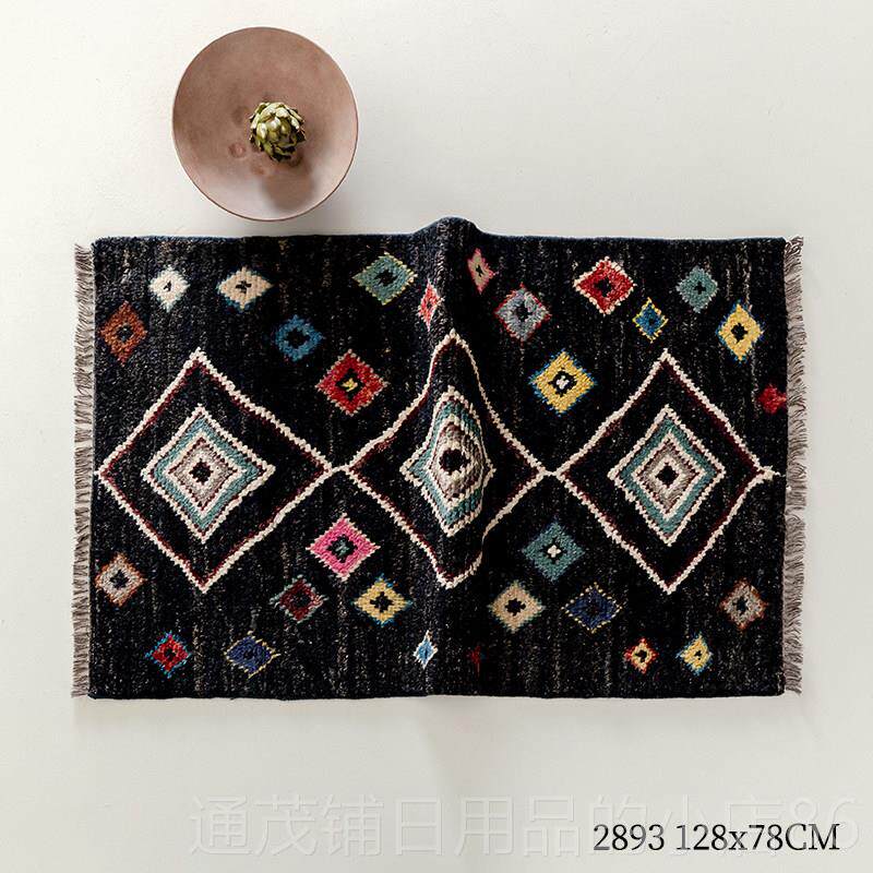 正品巴基斯羊坦口手工毯毛古董收藏进级地现代北欧植物染环保地垫