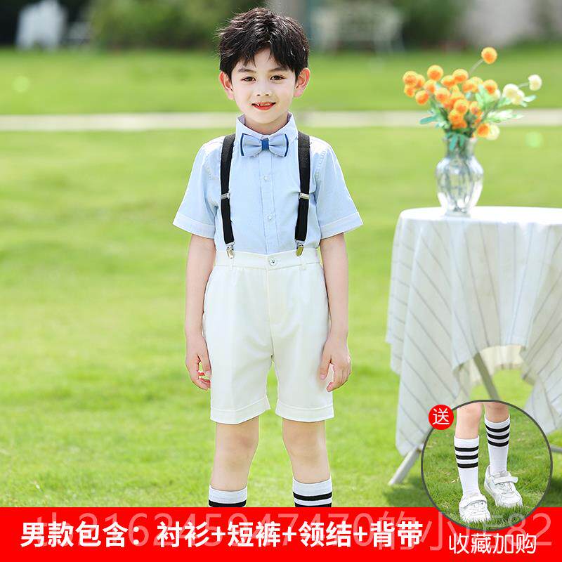 高档六一女儿合团表演服装唱童蓬蓬裙舞蹈男童礼服幼童儿园毕业演