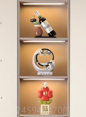 高档风生级起锦鲤沙画摆水件客厅酒柜玄关高感轻奢装饰乔迁新居礼