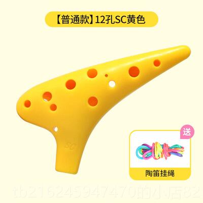高档12孔高音C键Ocarina入生门级树脂初学者级学12孔专S业乐器防