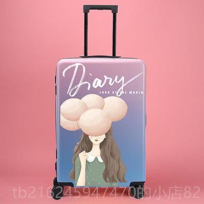 高档新李箱女网红高颜行值小型行20寸拉杆箱登机箱大容量旅箱2款4