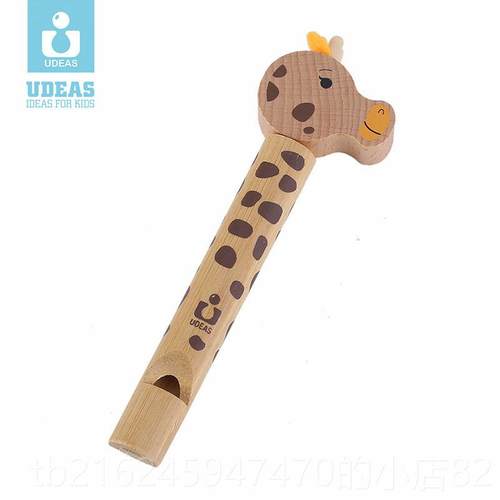 高档琴儿童木小器喇叭玩口具笛子竹笛质直笛乐吹哨子宝宝口哨婴儿