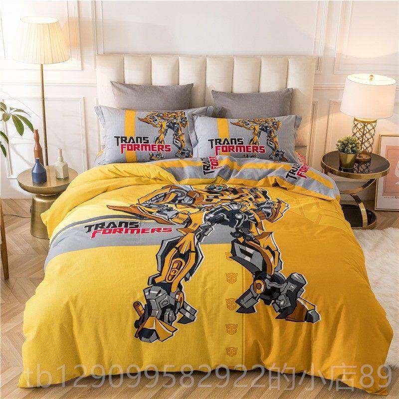 正品全卡通四件男孩皮卡丘床上用品宿棉舍三件套可爱被套1.5套床m