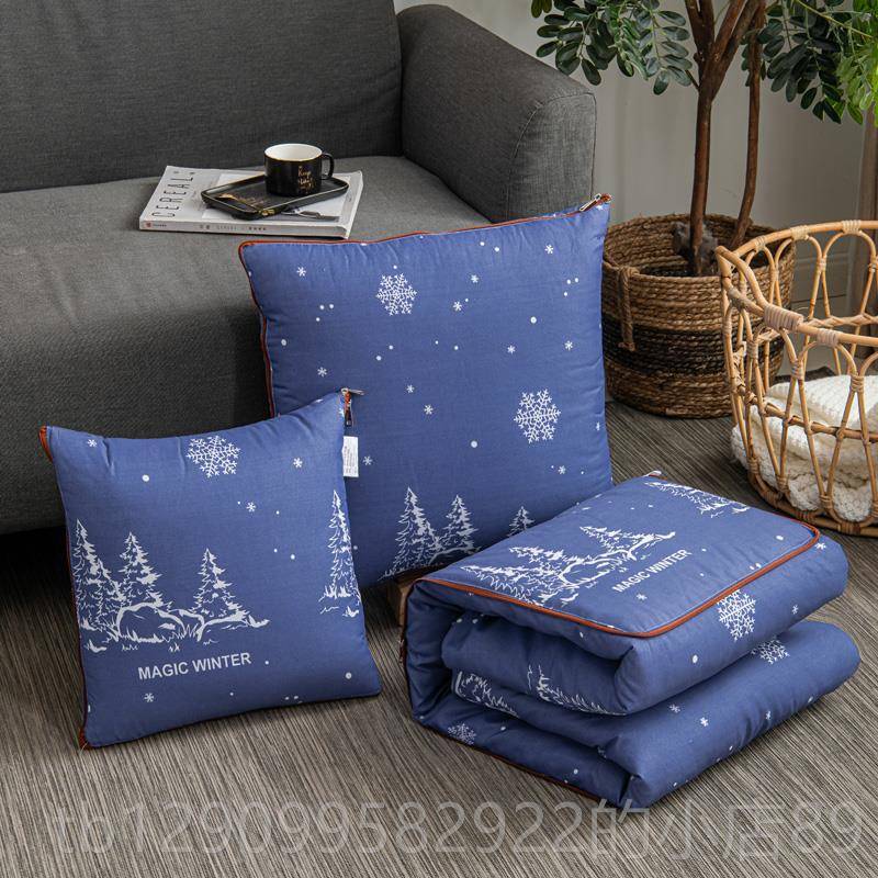 正品抱枕被两用车办公室子午睡枕头折叠调毯二合一汽载靠空枕靠垫