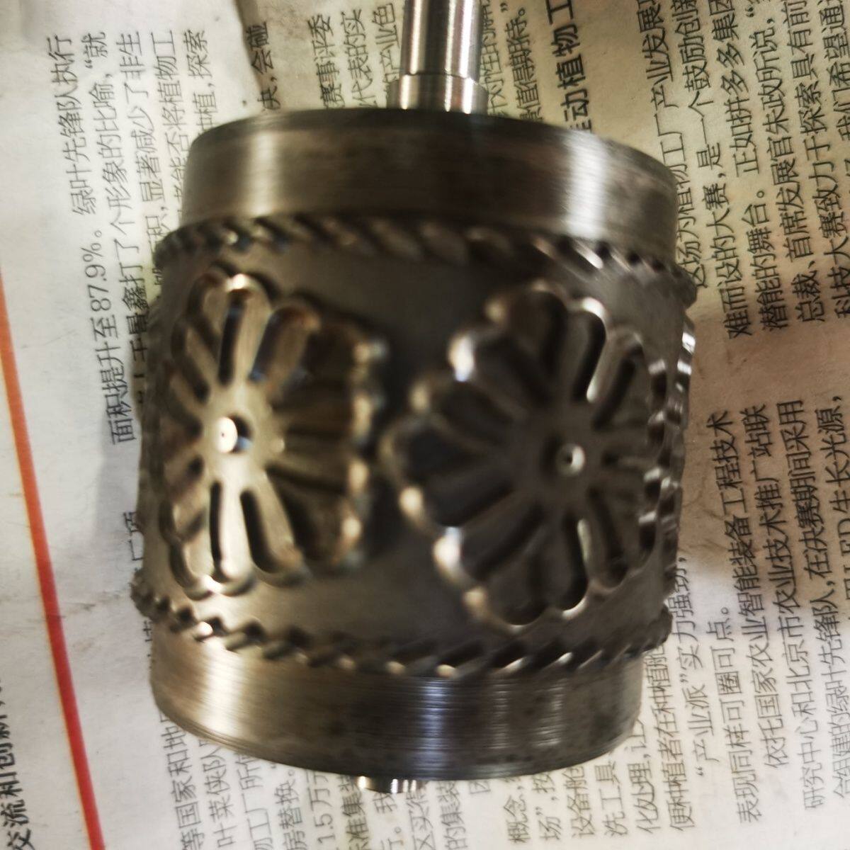 超声波压花瓣花片模具定制超声波花滚模具饰品滚轮模具