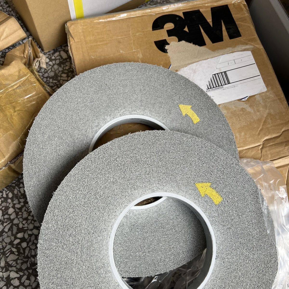 铜材铜铸件打磨首饰粗线打磨抛光软轮250×10mm 细砂12寸15mm厚度