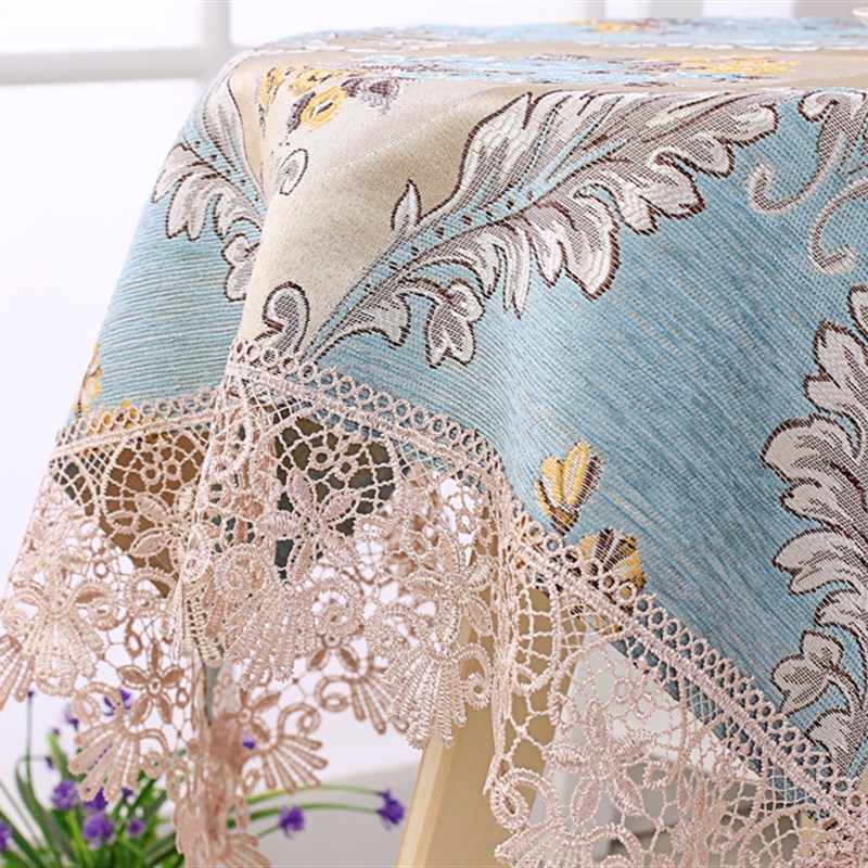 桌布长方形正方形圆桌桌布欧式餐桌布台布茶几布盖巾布艺方桌桌布