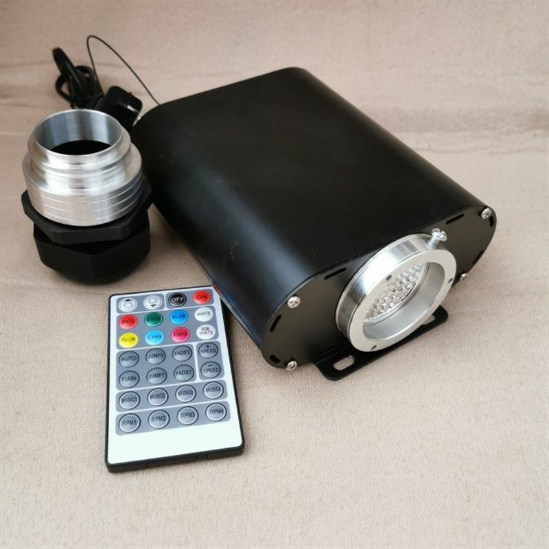 LED30W七彩带遥控满天星光纤光源器 RGBW声控星空顶迷你机厂家批