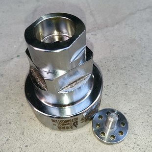 圣地原厂新款膨化机直管弯管1.3大帽机头配件月牙弯配芯子组合